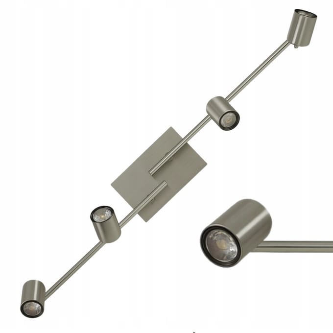 Eglo 54684 - LED-LAMPSPOT 4xGU10/5W/230V mat chroom