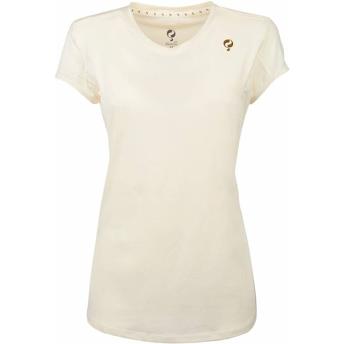 Q1905 Tee brush mesh q snow white