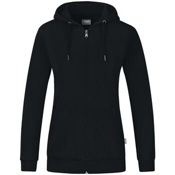 Jako Organic Jas Met Kap Dames - Zwart | Maat: 44