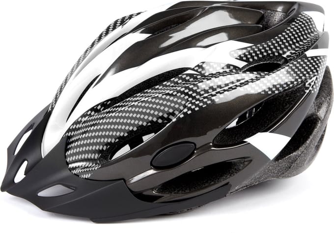 Mirage Allround Fietshelm - Maat S/M (54 t/m 58 CM) - Zwart / Wit