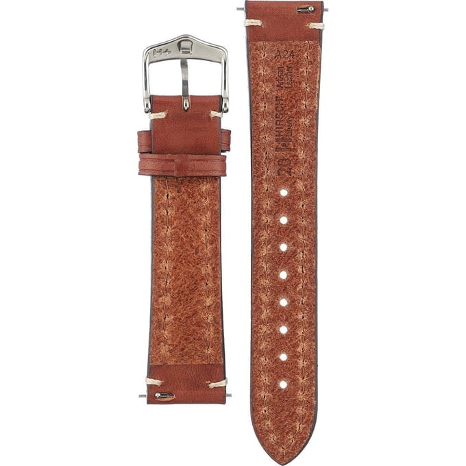 Hirsh Horlogeband -  Liberty Cognac - Leer - 20mm