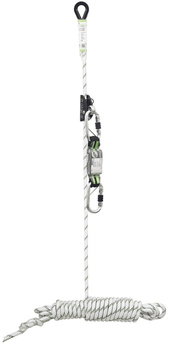 Kratos Safety Lorel-A 20m Veiligheidslijn met Verwijderbare Schokdemper – Lengte 20 meter FA2010320C - 20 m