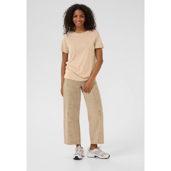 T-shirt Regular fit Feather Gray beige