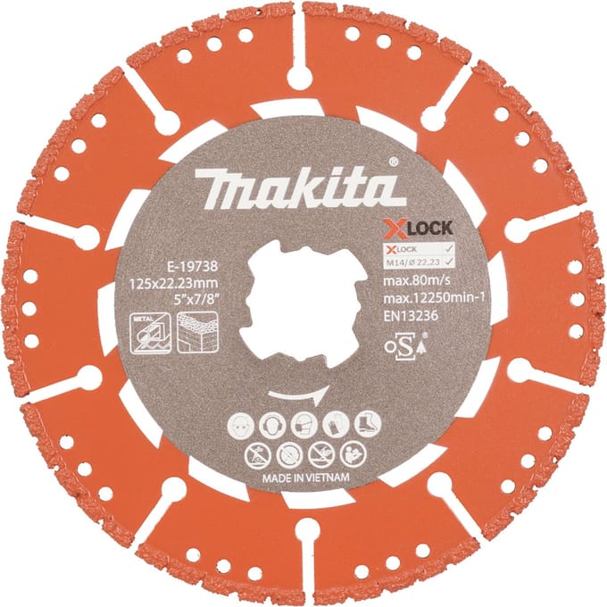 Makita E-19738 Diamanten doorslijpschijf Diameter 125 mm 1 stuk(s)