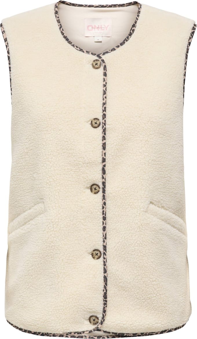 Only Baby Life Teddy Vest Dames - Maat M