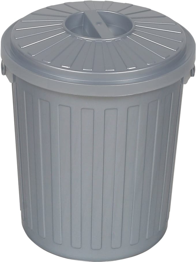 Afvalbak Rond M/d Mini-bin 24x29 - 7 L Grijs Ok Keeeper 10212