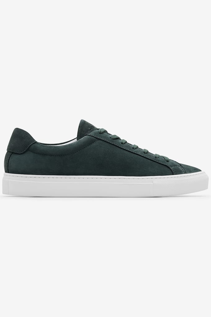No Label Dundee Suede Dark Green Größe: 42 | Trainers Outlet | Herren | Grün