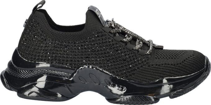 Steve Madden Meter dames sneaker - Zwart - Maat 40
