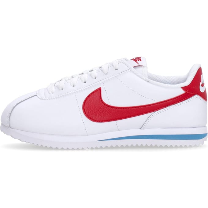 Vrouwen Lage Schoen W Cortez Leder Wit/varsiteit Rood/varsiteit Blauw
