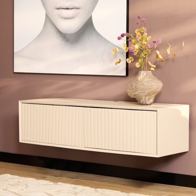 Starfurn zwevend tv meubel madison sand 120 cm