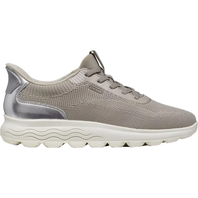GEOX SPHERICA PLUS DAMES Sneakers - GRIJS/ZILVER - Maat 36