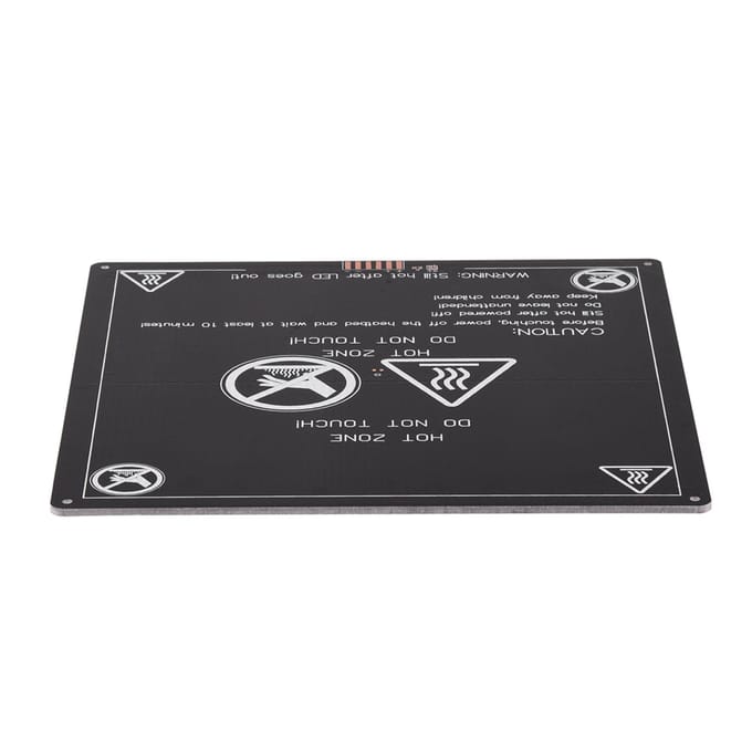 12V 220x220mm Aluminium Bord Verwarmingsplaat Verwarmingsbed voor 3D Printer gray