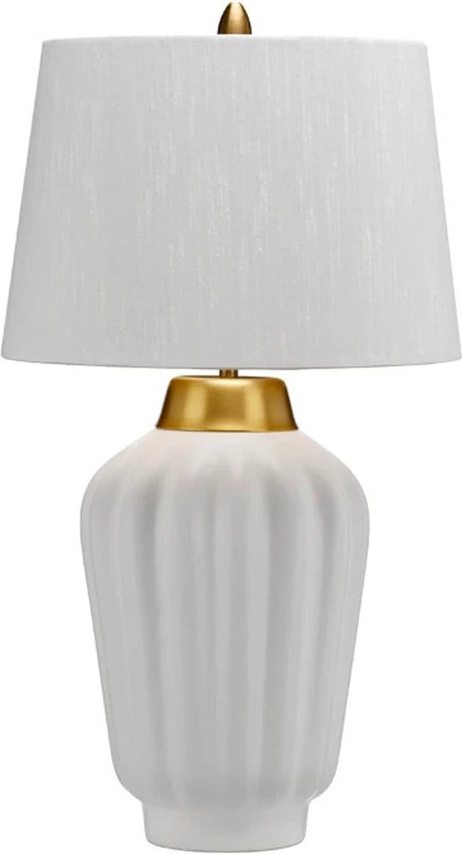 Quintiesse LED Tafellamp Bexley | 1X E27 Max 60W | White & Brushed Brass