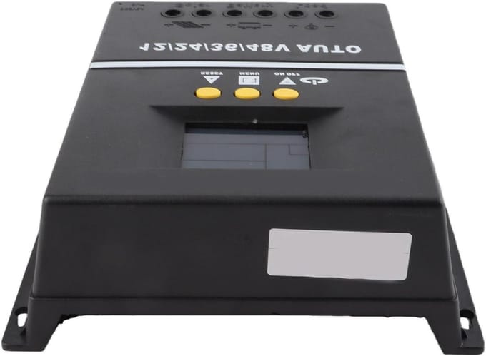 MPPT Zonnelaadregelaar - Solar Controller - Energie Opladen - Efficiënte Stroomconversie - 60A 100V - Grijs