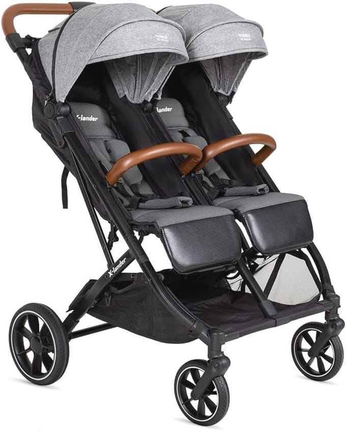 Lichte dubbele kinderwagen voor twee kinderen - Perfect voor ouders van een tweeling