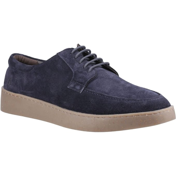 Hush Puppies Rafael Suède Heren Navy Veterschoenen