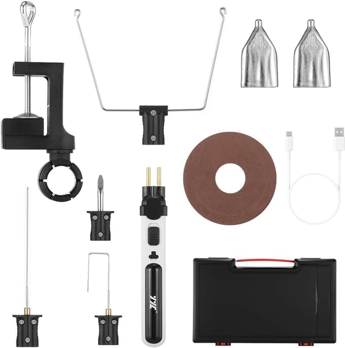 Piepschuimsnijder Accu - Warmdraadsnijder Elektrisch - Hobby Knutselen - Snelle Opwarming - Max 550 ℃ - Metallic