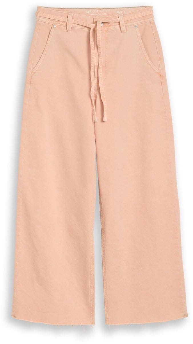 Tom Tailor Denim - TTMIJA CULOTTE jeans met strikceintuur - Maat M - Orange Parfait