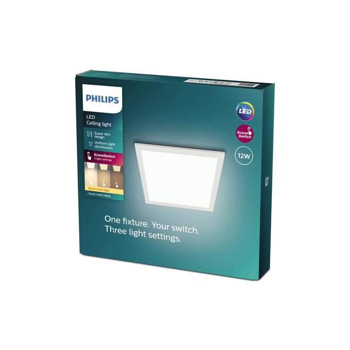 Philips Touch LED paneel 32,8 x 32,8cm wit 2.700 K