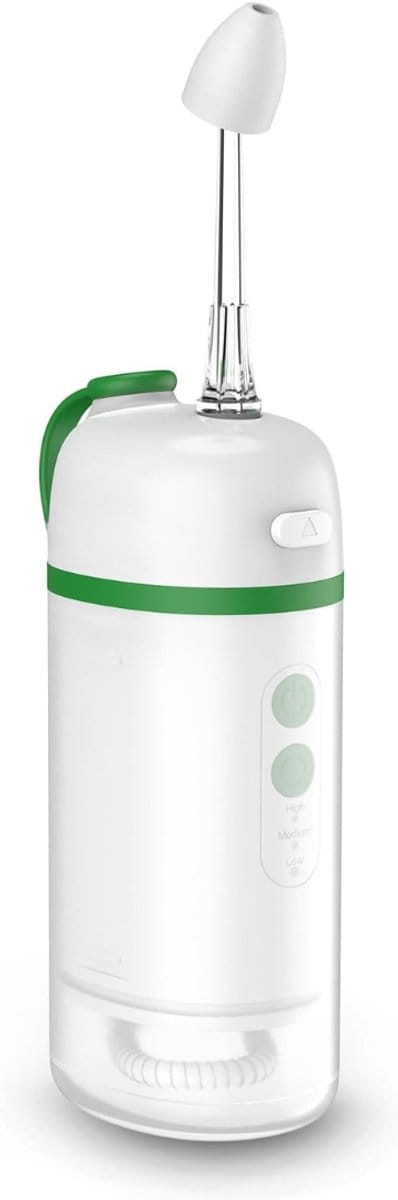 Zyrex® Neusreiniger Baby Elektrisch – Neus Douche – Neussp uit - Wit - 14cm x 9cm x 7cm