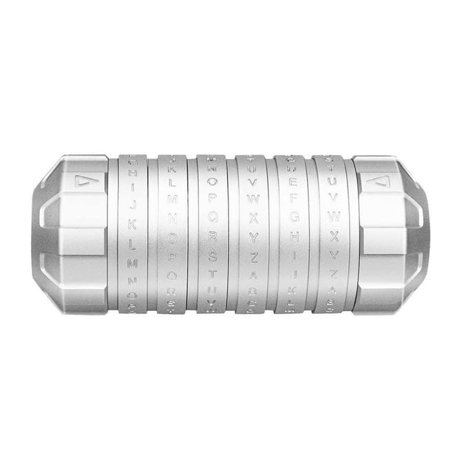 Mini Cryptex Codeslot Valentijnsdag Delicaat Interessant Romantische Verjaardagscadeaus Zilver zilver