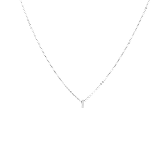 Letter-Ketting-I-Zilver