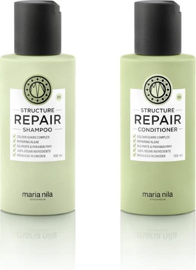 Maria Nila - Structure Repair Travel Set (Shampoo 100ml + Conditioner 100ml)