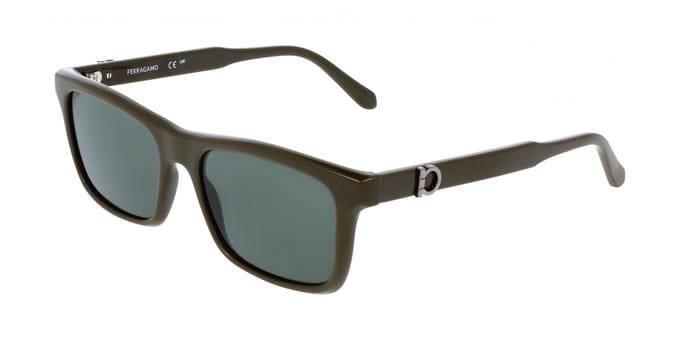 Ferragamo SF2060SE Dark khaki 55/17/145 MAN Zonnebrillen