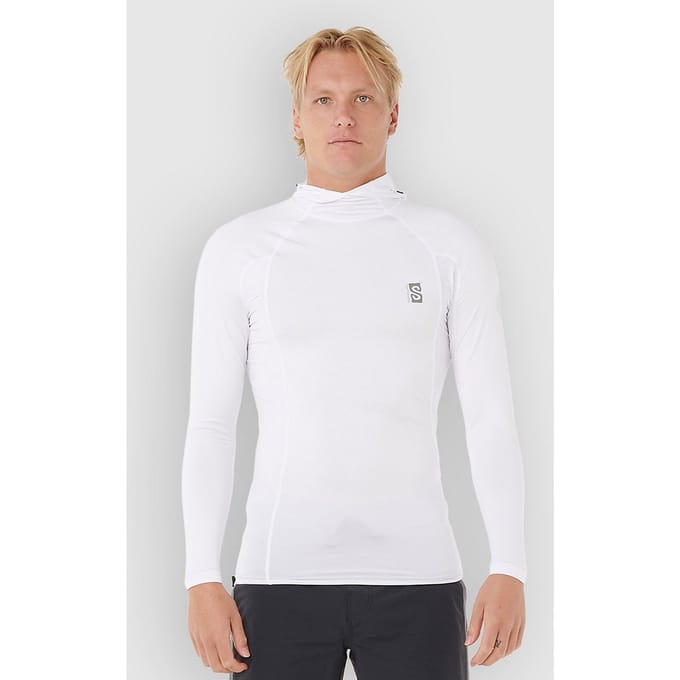 Rip Curl Search UPF Perf Hood Longsleeve Lycra wit
