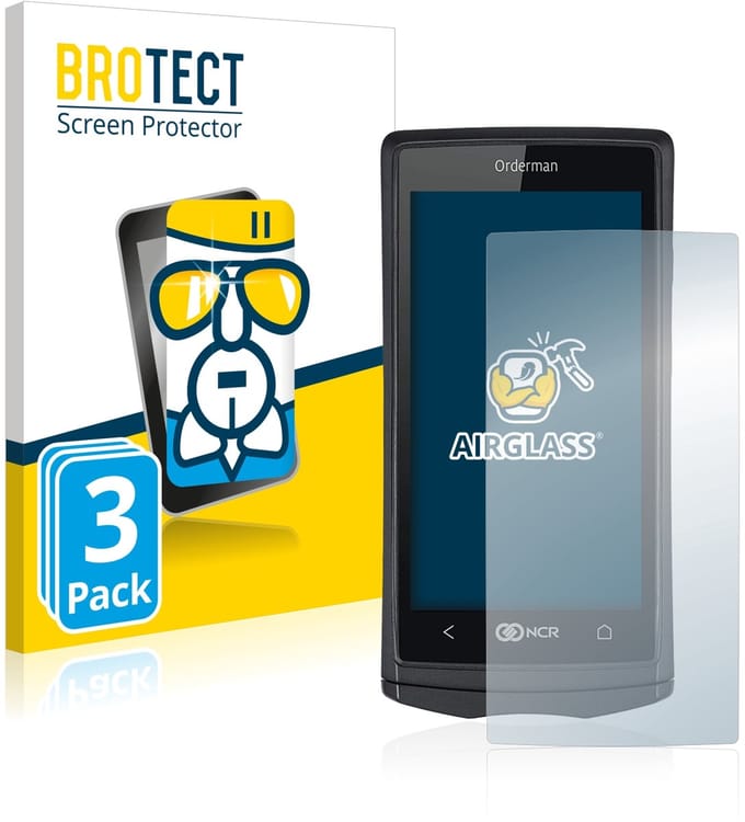 Screenprotector 3 Stuks voor Orderman 5 Beschermglas transparant