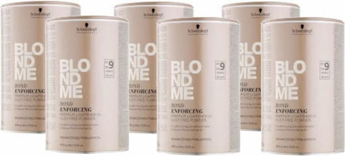 6x Schwarzkopf Professional Blond Me Premium Lift 9+ 450gr