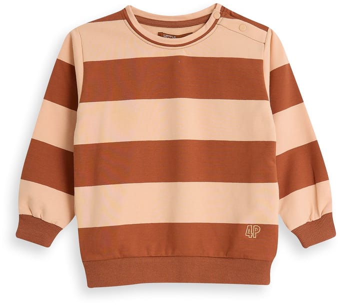 4PRESIDENT Sweater jongens - Peach quartz - Maat 86 - Jongens trui