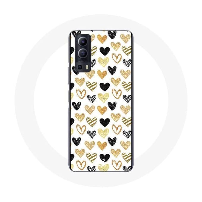 Vivo Y72 Harten Achtergrond Hoesje