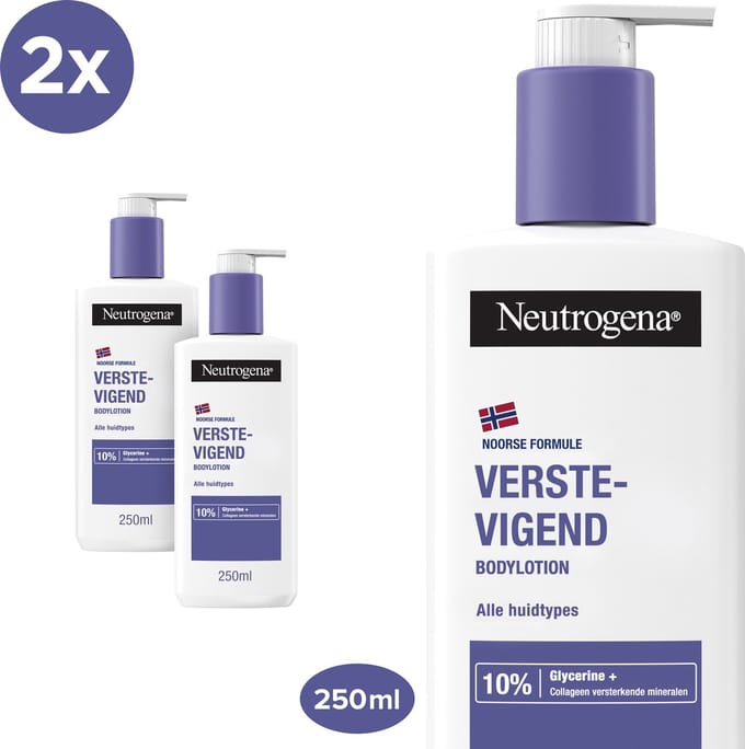 Neutrogena Huidverstevigende Bodylotion -72 uur hydratatie- 2 x 250ml