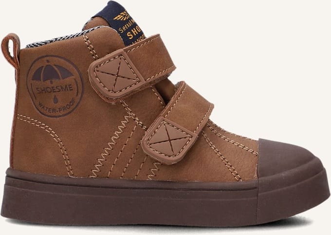 Shoesme Cognac Water-Proof Bootie - Sneakers Kinderen - Jongens - Cognac - Microfiber nubuck - Maat 32