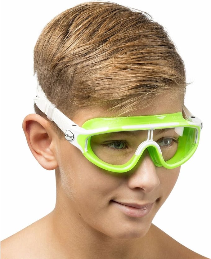 Swimming Goggles Cressi-Sub Green Boys Adjustable straps