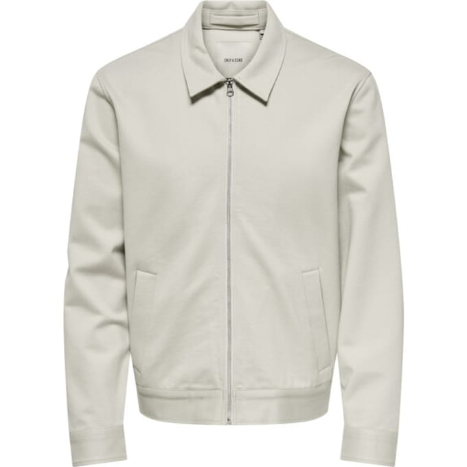 Only & Sons Vest Onsjakes 0339 Reg Zip Overshr Frml 22034236 Silver Lining Mannen Maat - XL