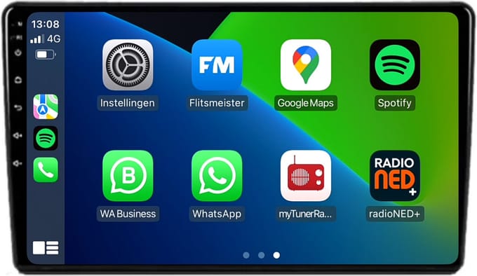 Carplay autoradio voor Fiat 500L | 2012 t/m 2017 | Android 13 | Draadloos Apple Carplay & Android auto | 2GB + 32GB | 8-Core processor | Davilon | 2025 model | 2012 2013 2014 2015 2016 2017 | Bluetooth & Wifi