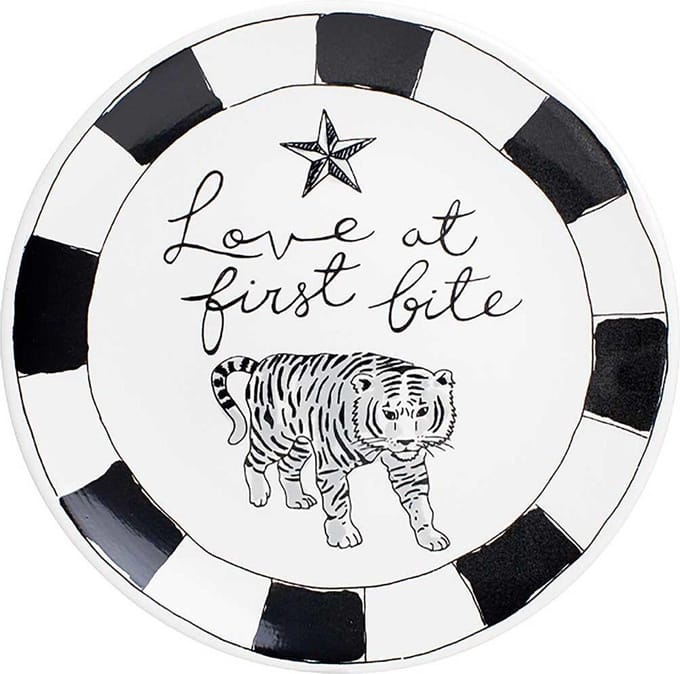 Blond Amsterdam - X Noir - Bord - Love at - Ø 22 cm