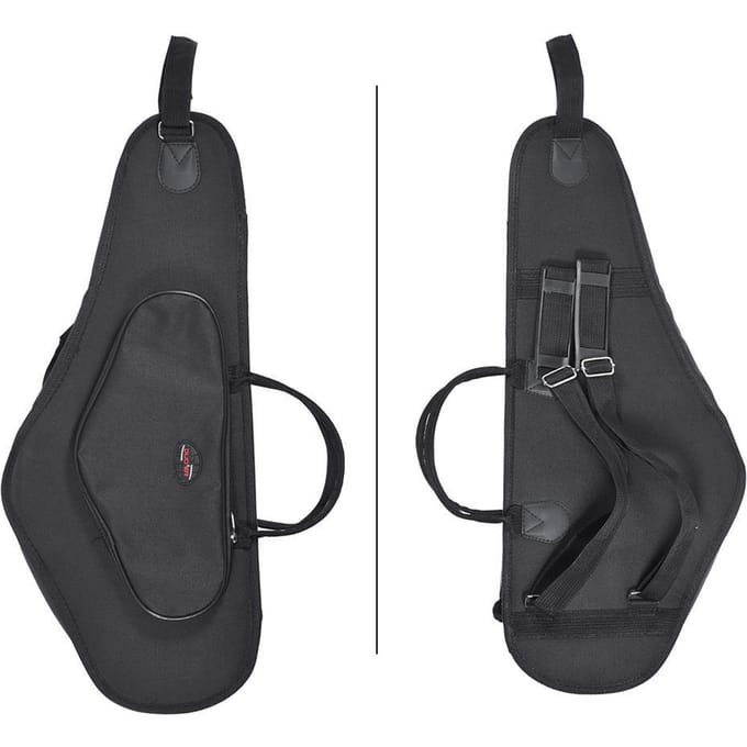 600D épaissir rembourré résistant à l'eau Saxophone Alto Sax sac étui 15mm mousse panneau dur Double fermeture éclair black