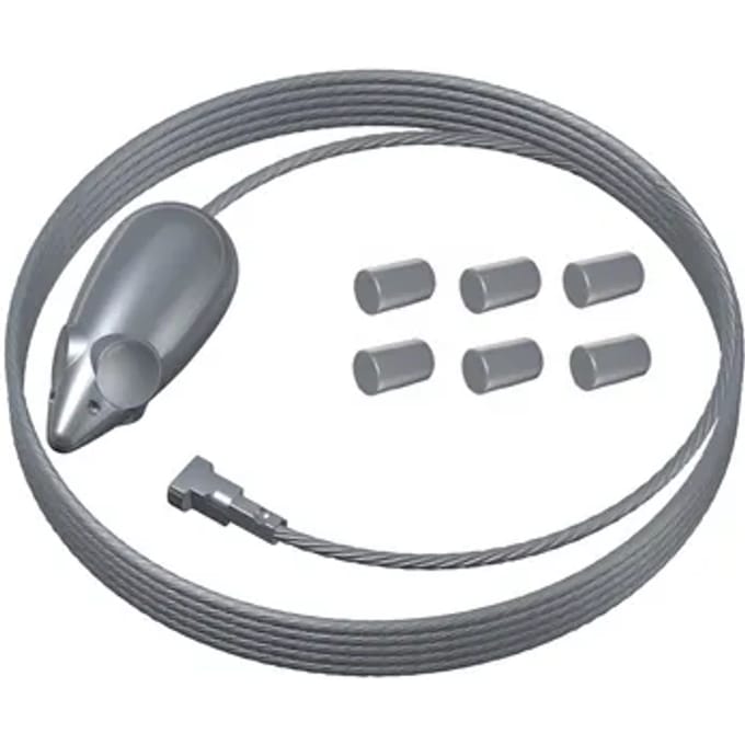 Duraline Phs Staaldraad+6 Magneten Click+top+up Rail