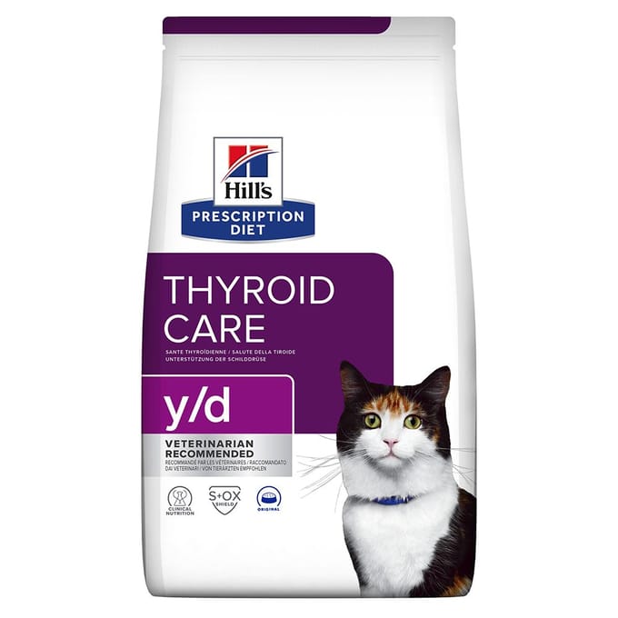 3kg Y/D Thyroid Health Original Hill's Prescription Diet Kattenvoer