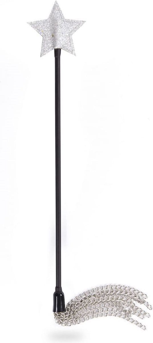 Smart Moves - Rijzweep Star - 39 cm - Zwart/Zilver