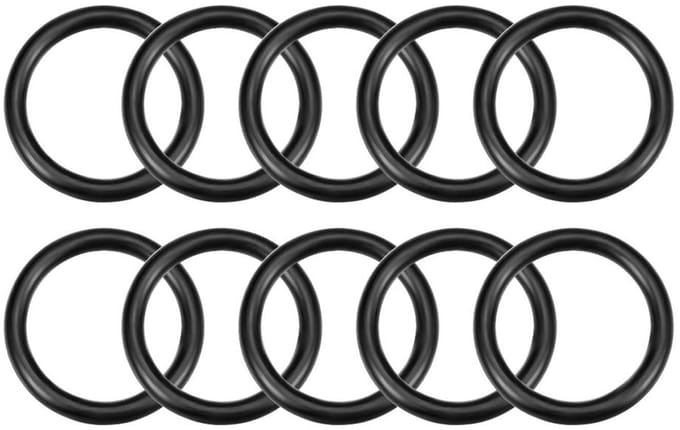 Dailygoods- O-ringen 10 Stuks - Nitrilrubber - 14 mm Buitendiameter - 10 mm Binnendiameter - 2 mm Breed - Afdichtingsset - Afdichtringen