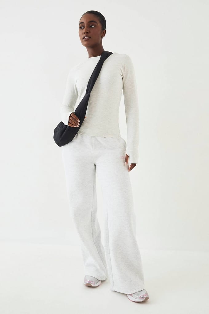 Dames DSGN Studio Ultra Sculpt Lange Mouwen Top | Ash Grey | Maat: Medium