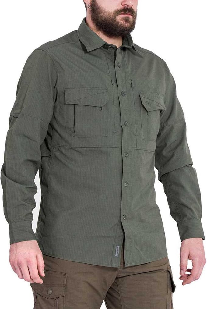 Pentagon Plato Tactic Overhemd Met Lange Mouwen Groen S