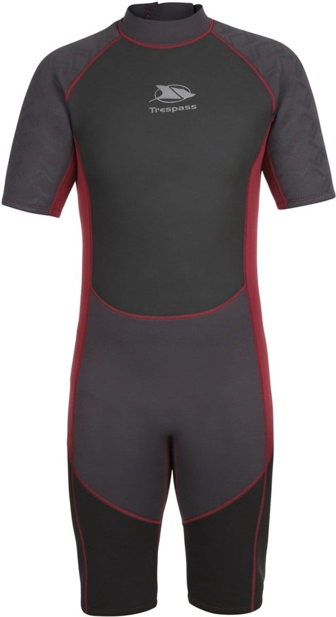 Trespass Argon-wetsuit - Heren 3 mm kort wetsuit, zwart