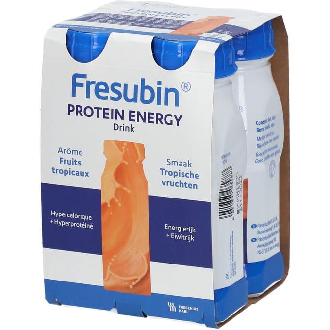Fresubin Protein Energy Drink Tropische Vruchten 4x200 Drinkbare oplossing