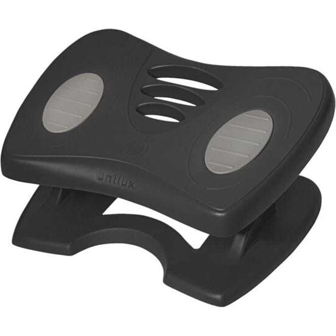 Voetensteun NYMPHEA, ABS/PVC, ergonomisch, in hoogte verstelbaar, met antislip coating