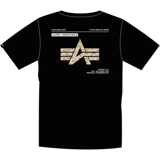 Bedrukt T-shirt Alpha Industries Camo
